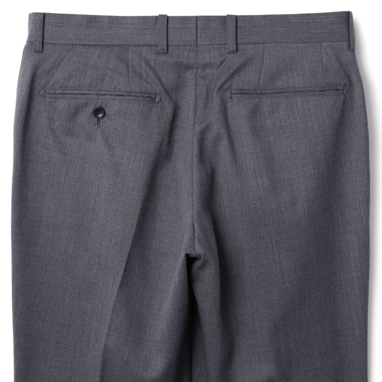 ブラックライン 【SLIM TAPERED_2】【年間】2釦シングルリバーシブルスリーピーススーツ 0タック/グレー/NEW ZEALAND WOOL MIX/※裾上げ必要 グレー中間