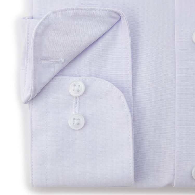 ブラックライン 【発送在庫あり】【WEB限定】【BLACK LINE】ワイドカラーワイシャツ/パープル×ドビーストライプ/「4S」スーパーノンアイロン・ストレッチ その他