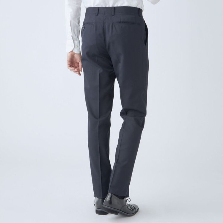 ブラックライン 【KSW】【年間】2釦シングルスーツ 0タック/ネイビー/※裾上げ必要 紺濃色