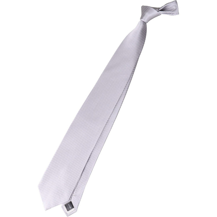 シルバーライン 【SILVER LINE】シルクドット 慶事対応 ネクタイ 8.0cm幅/シルバー その他