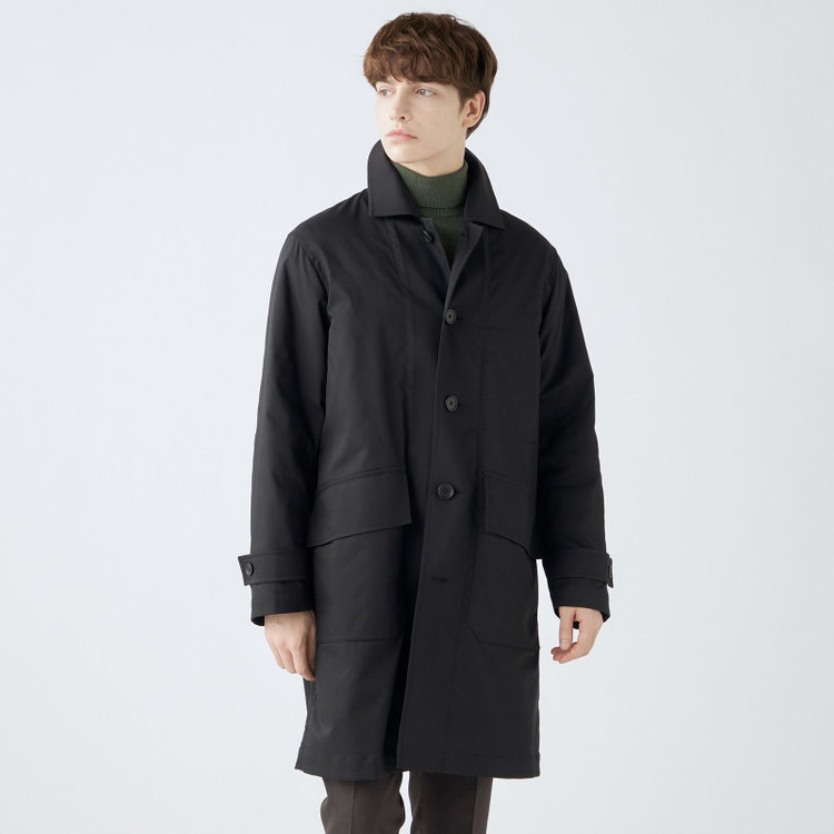 シルバーライン 【SL】ダウンライナーコート/ブラック 黒