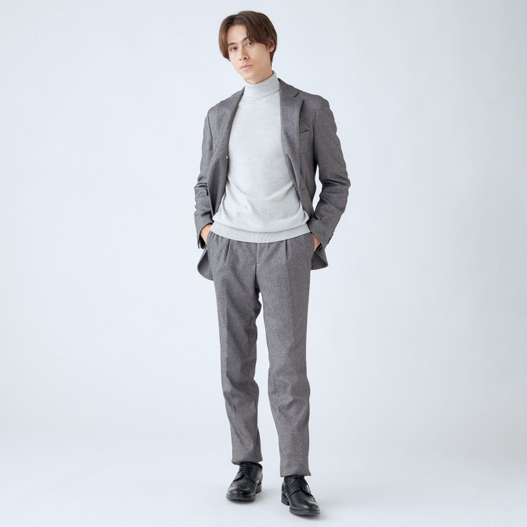 シルバーライン 【RBC】【秋冬】2釦ジャケット/グレー/パッチポケット/4S SUSTAINABILITY&ECOLOGY FABRIC グレー中間