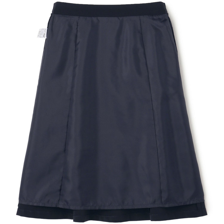 シルバーライン 【SL】【年間】セミフレアスカート/ネイビー/ウォッシャブル 紺中間