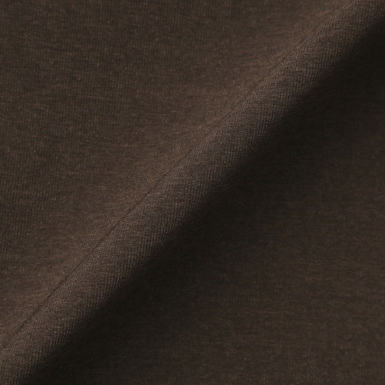 ブラックライン 【BL/七分袖】【春夏】ドルマンスリーブシャツ/ブラウン/ジャージー素材 茶中間