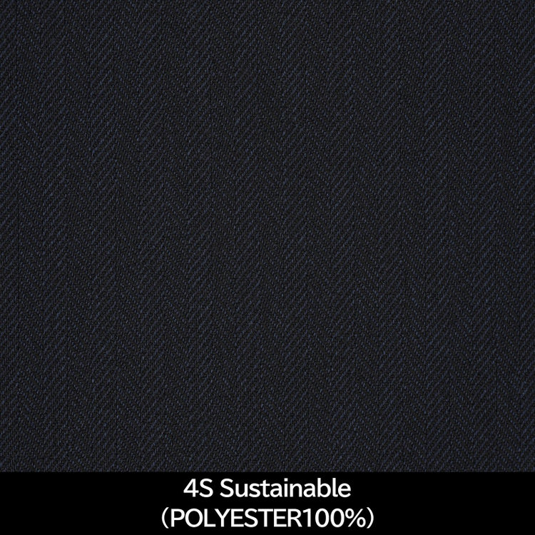 スーツセレクト 【日本製】【MEN'S】【パターンオーダー】【CLASSICO TAPERED W】【春夏】スーツ/ネイビー×シャドーストライプ/4S Sustainable (POLYESTER100%) 紺濃色