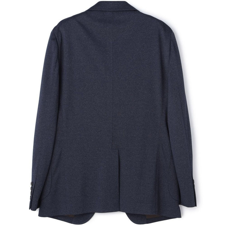 シルバーライン 【CLASSICO TAPERED】【春夏】2釦シングルジャケット/ネイビー/パッチポケット/4S SUSTAINABILITY&ECOLOGY FABRIC 紺濃色
