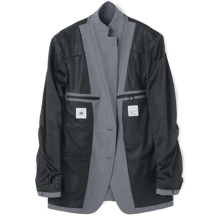 シルバーライン 【CLASSICO TAPERED】【春夏】2釦シングルジャケット/グレー/パッチポケット/4S SUSTAINABILITY&ECOLOGY FABRIC グレー中間