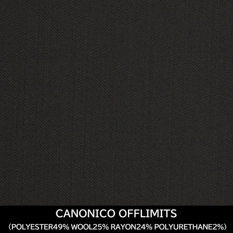 スーツセレクト 【国内縫製】【MEN'S】【パターンオーダー】【CLASSICO TAPERED W】【春夏】スーツ/カーキ/CANONICO OFFLIMITS (POLYESTER49% WOOL25% RAYON24% POLYURETHANE2%) 緑濃色
