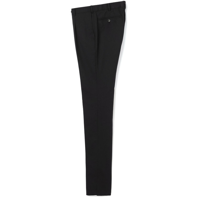 シルバーライン 【CLASSICO TAPERED】【年間】【結婚式対応可】2釦シングルフォーピーススーツ 1タック/ブラック＋コーディネートパンツグレー/両面ジレ/ウエストムーブ/4S SUSTAINABILITY&ECOLOGY FABRIC/※裾上げ必要 黒