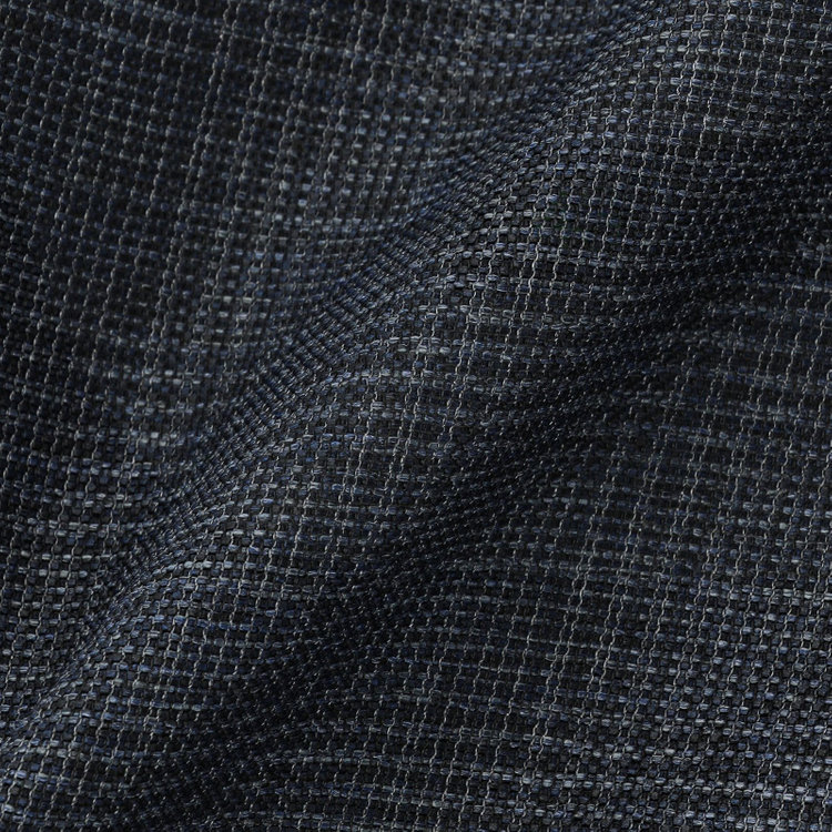 シルバーライン 【5DAYS CLOSET】【RBC】【春夏】1タックテーパードパンツ/ネイビー×チェック/ウエストムーブ仕様/4S SUSTAINABILITY&ECOLOGY FABRIC/※裾上げ必要 紺中間