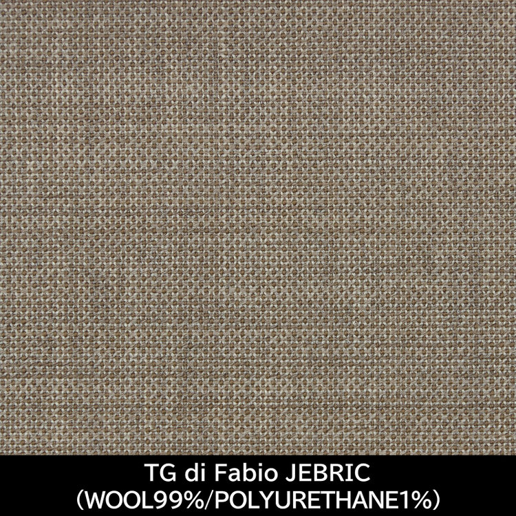 スーツセレクト 【日本製】【MEN'S】【パターンオーダー】【SKINNY】【春夏】スーツ/ベージュ/TG di Fabio JEBRIC(WOOL99% POLYURETHANE1%) ベージュ系(薄茶)
