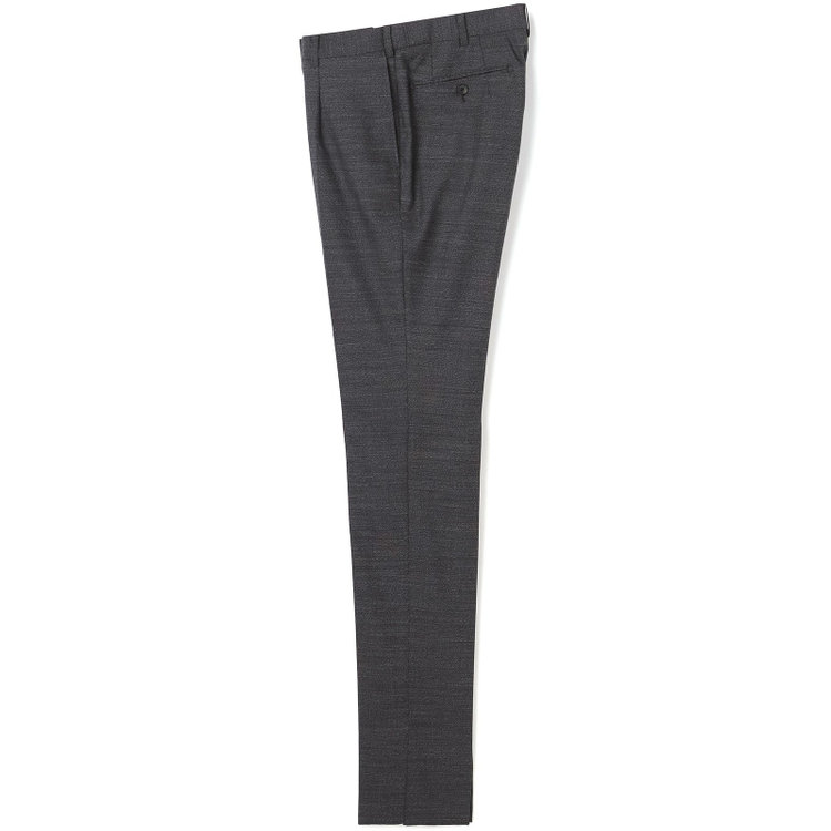 シルバーライン 【CLASSICO TAPERED】【年間】【結婚式対応可】2釦シングルフォーピーススーツ 1タック/ブラック＋コーディネートパンツグレー/両面ジレ/ウエストムーブ/4S SUSTAINABILITY&ECOLOGY FABRIC/※裾上げ必要 黒
