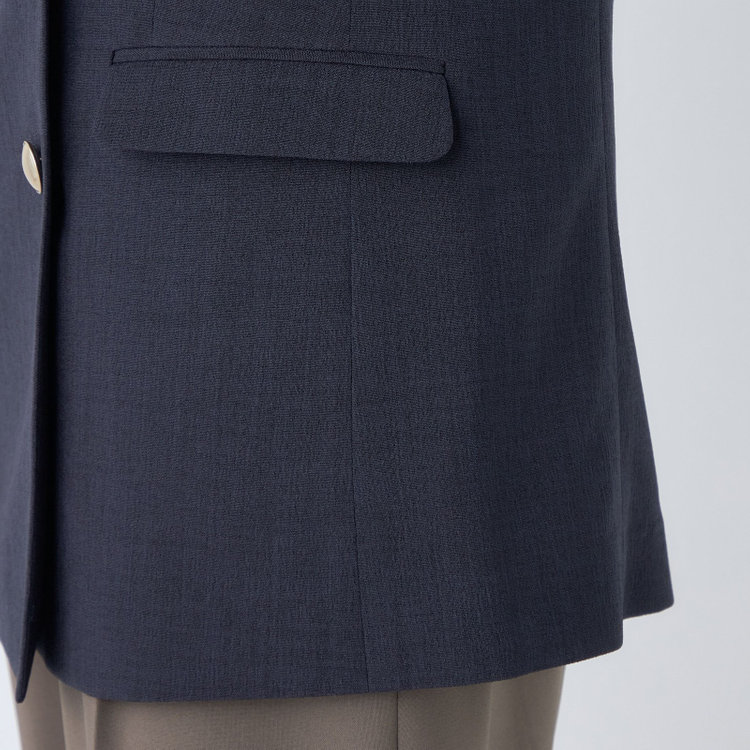 シルバーライン 【SL】【春夏】6釦2掛けダブルジャケット/ネイビー/ウォッシャブル/Naturemier 紺中間