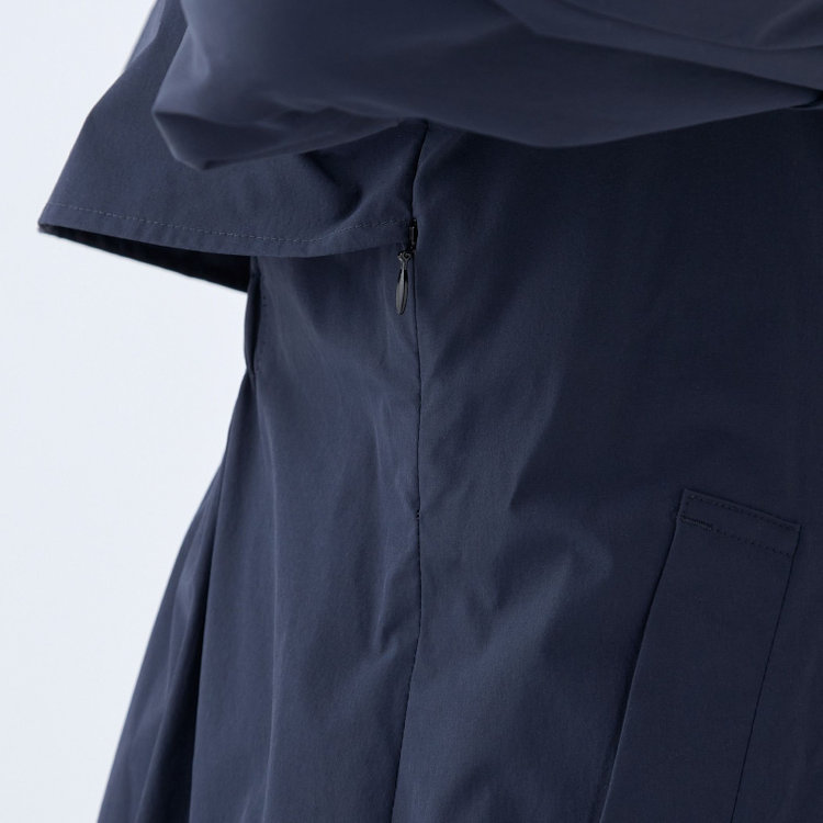 スーツセレクト 【SUIT SELECT×Samantha Thavasa】バックプリーツ トレンチコート/ネイビー 紺中間