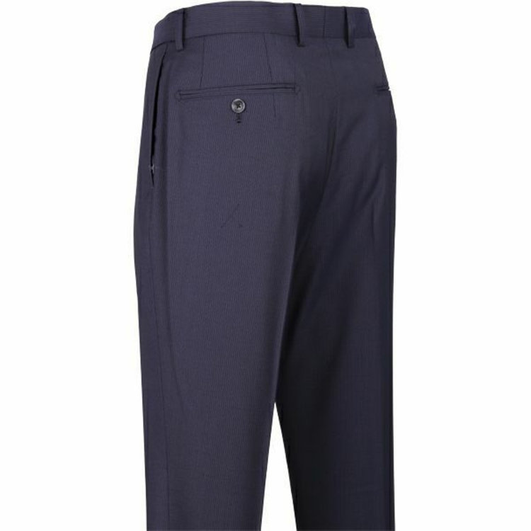 スーツセレクト 【WEB限定/OUTLET】【CLASSICO TAPERED】【秋冬】スペアパンツ付き/2釦シングルスーツ 1タック/ネイビー×シャドーストライプ ネイビー系(紺)