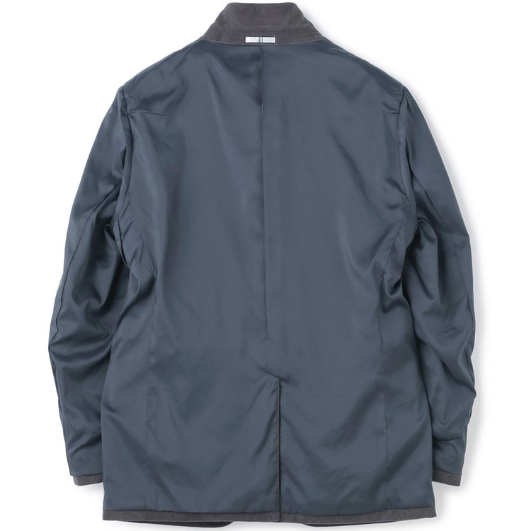 シルバーライン 【CLASSICO TAPERED】【秋冬】2釦ジャケット/グレー×コーデュロイ/4S SUSTAINABLE グレー濃色