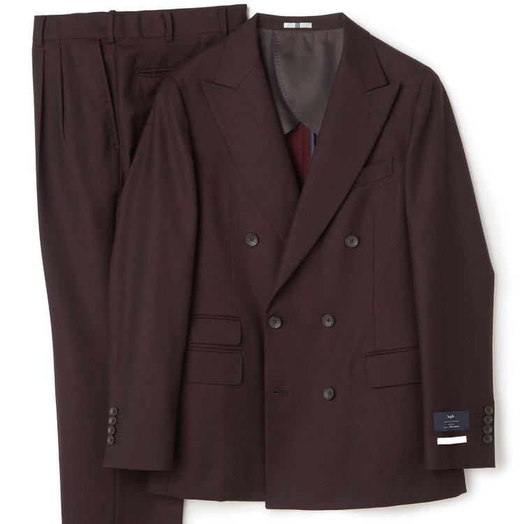 R06-5 オーダーページ CLASSICO TAPERED】【秋冬】6釦2掛けダブルスーツ 2タック/ダーク