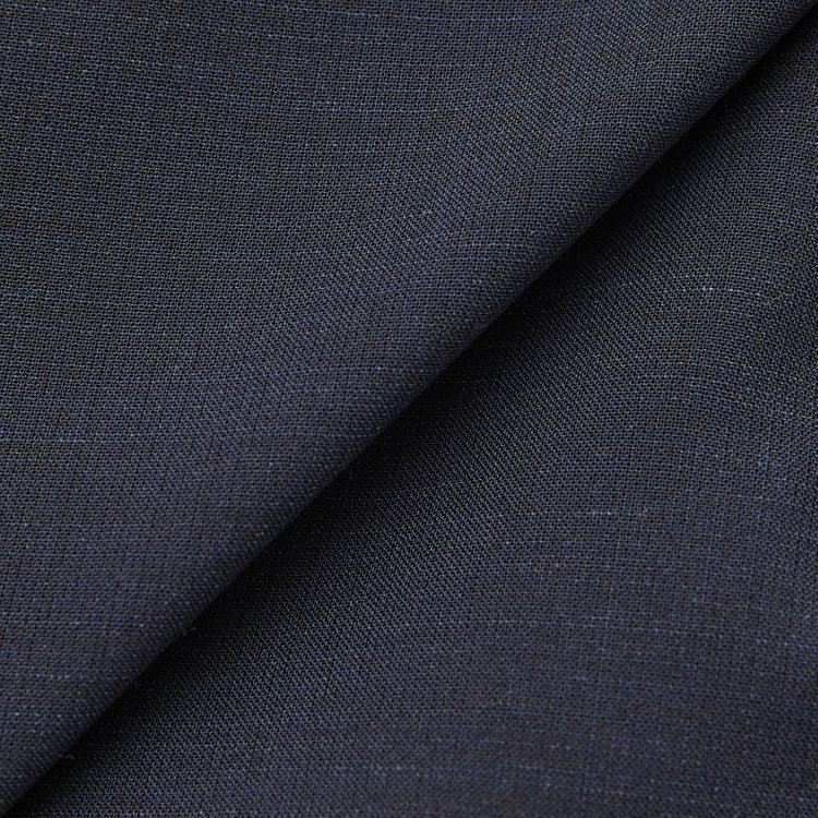 ソノタ 【BLACK LINE】【春夏】1タックワイドシルエットパンツ/ネイビー×サイロフィル/NEW ZEALAND WOOL MIX Super100’s/※裾上げ必要 紺中間