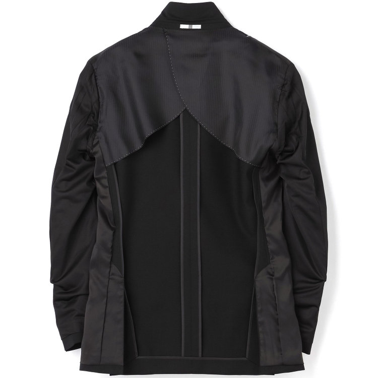 シルバーライン 【CLASSICO TAPERED】【年間】【結婚式対応可】2釦シングルフォーピーススーツ 1タック/ブラック＋コーディネートパンツグレー/両面ジレ/ウエストムーブ/4S SUSTAINABILITY&ECOLOGY FABRIC/※裾上げ必要 黒