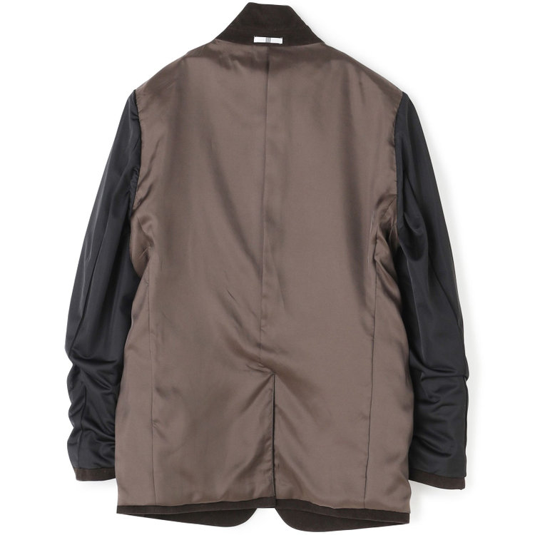 シルバーライン 【CLASSICO TAPERED】【秋冬】2釦シングルジャケット/カーキ×コーデュロイ/4S SUSTAINABILITY&ECOLOGY FABRIC 黄淡色