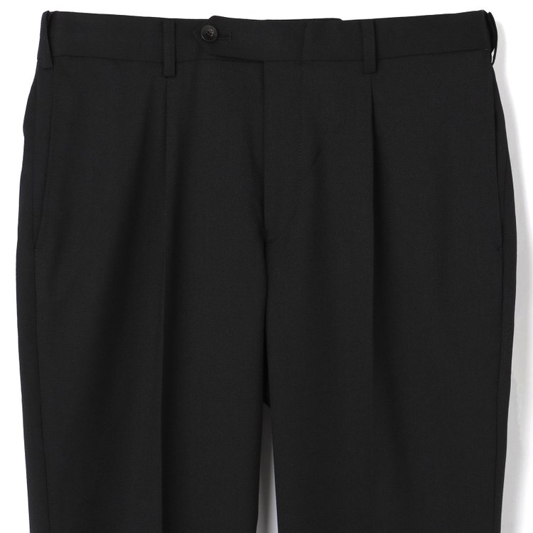 シルバーライン 【CLASSICO TAPERED】【年間】【結婚式対応可】2釦シングルフォーピーススーツ 1タック/ブラック＋コーディネートパンツグレー/両面ジレ/ウエストムーブ/4S SUSTAINABILITY&ECOLOGY FABRIC/※裾上げ必要 黒