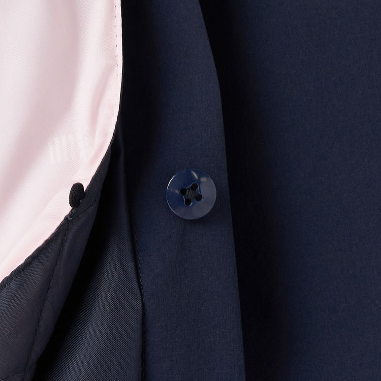 スーツセレクト 【SUIT SELECT×Samantha Thavasa】バックプリーツ トレンチコート/ネイビー 紺中間