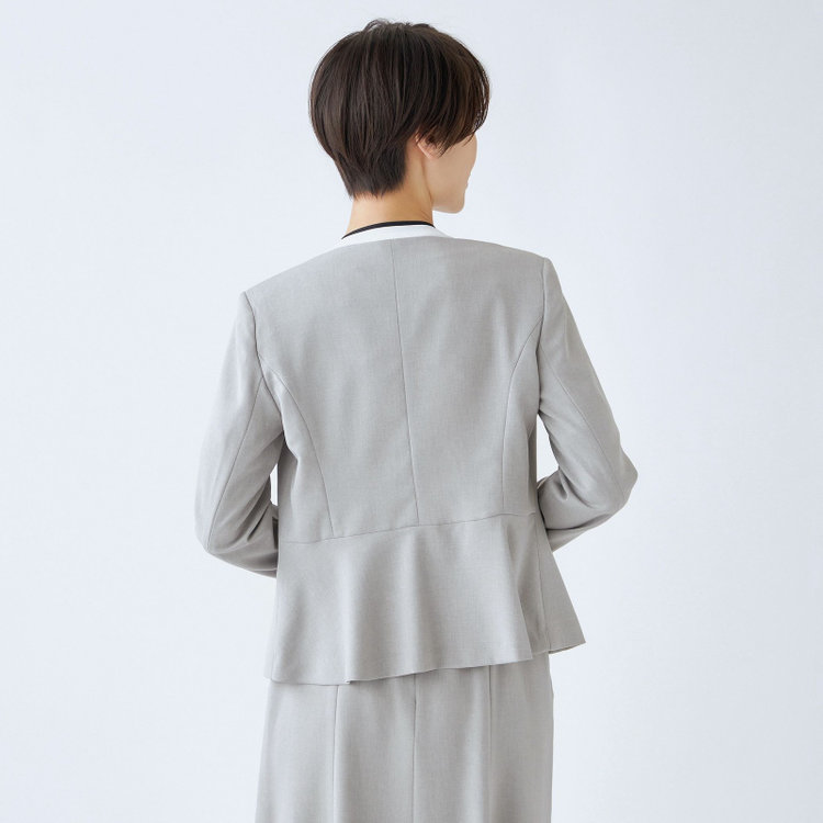 シルバーライン 【SL】【年間】キーカラージャケット/グレー/ウォッシャブル グレー中間