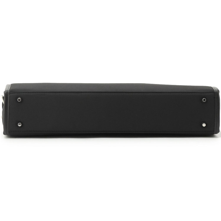 シルバーライン ブリーフケース/ブラック/ショルダーストラップ付き 黒