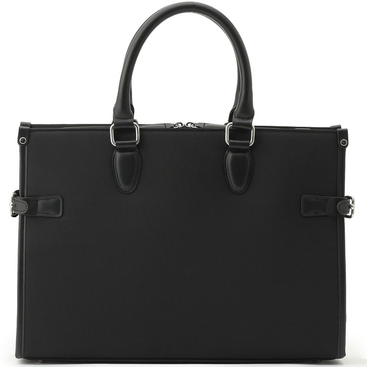 シルバーライン ブリーフケース/ブラック/ショルダーストラップ付き 黒