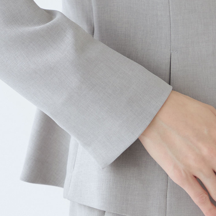 シルバーライン 【SL】【年間】キーカラージャケット/グレー/ウォッシャブル グレー中間