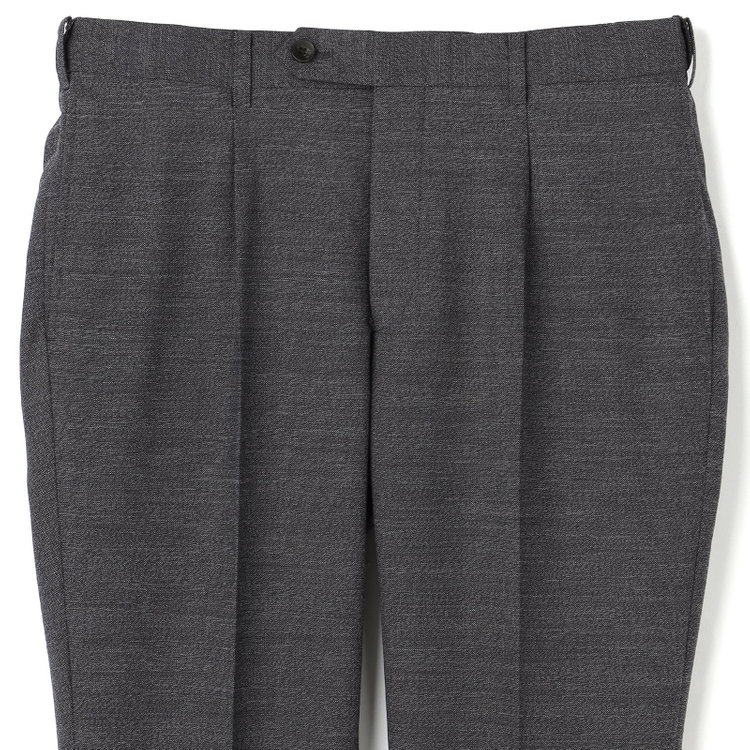 シルバーライン 【CLASSICO TAPERED】【年間】【結婚式対応可】2釦シングルフォーピーススーツ 1タック/ブラック＋コーディネートパンツグレー/両面ジレ/ウエストムーブ/4S SUSTAINABILITY&ECOLOGY FABRIC/※裾上げ必要 黒