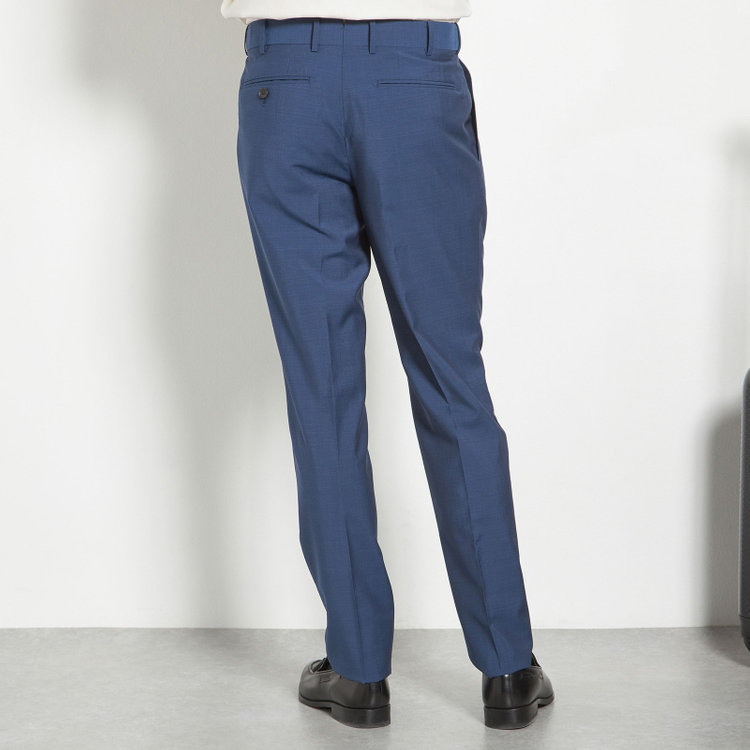 シルバーライン 【CLASSICO TAPERED】【春夏】6釦2掛けダブルスーツ 2タック/ネイビー/MARZOTTO/※裾上げ必要 青中間