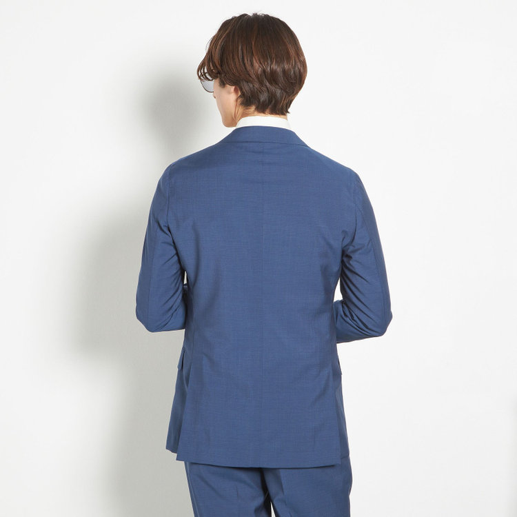シルバーライン 【CLASSICO TAPERED】【春夏】6釦2掛けダブルスーツ 2タック/ネイビー/MARZOTTO/※裾上げ必要 青中間
