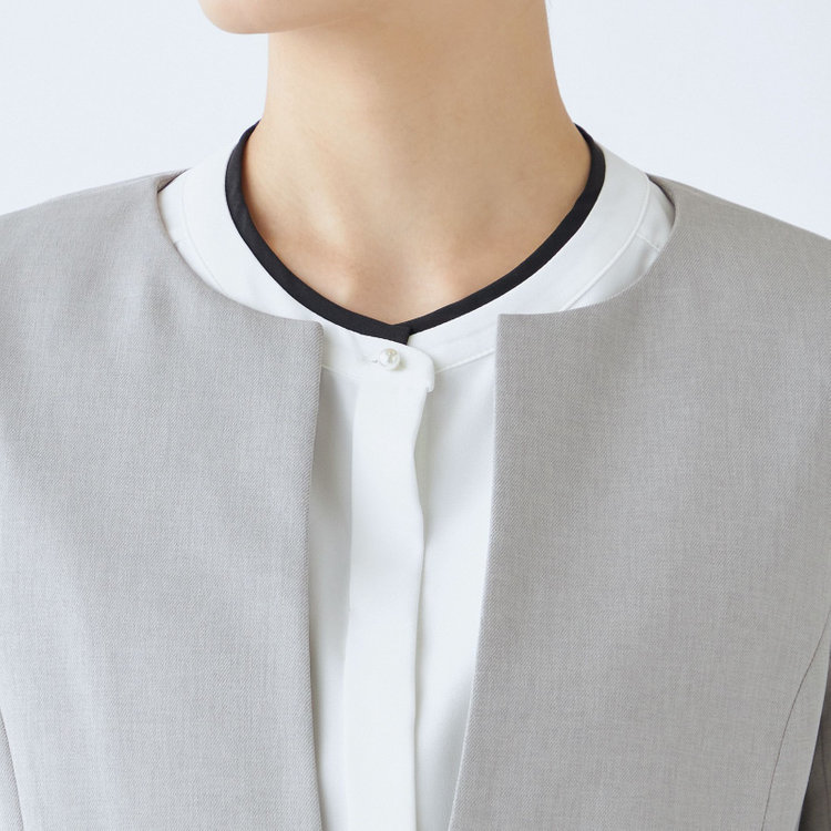 シルバーライン 【SL】【年間】キーカラージャケット/グレー/ウォッシャブル グレー中間