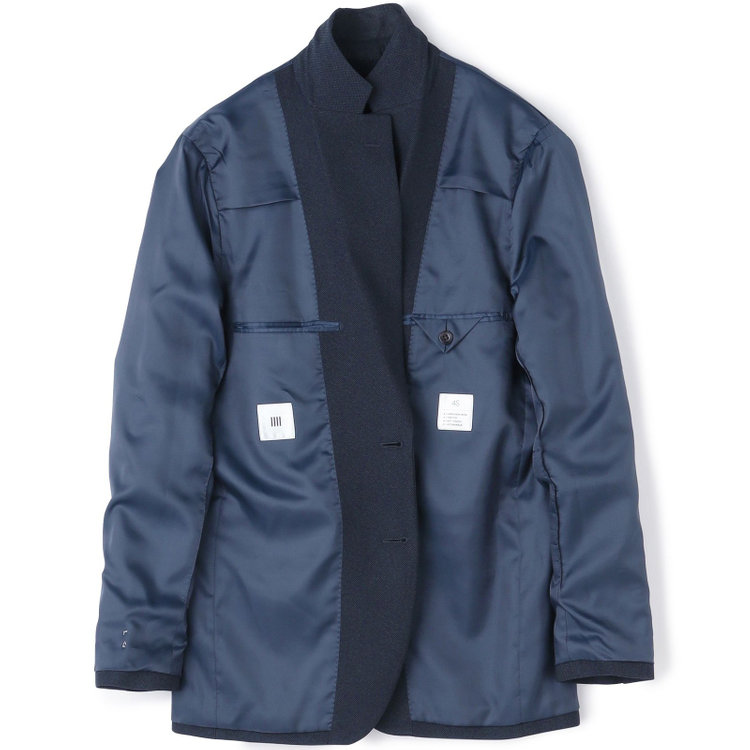 シルバーライン 【CLASSICO TAPERED】【秋冬】2釦ジャケット/ネイビー/4S SUSTAINABILITY&ECOLOGY FABRIC 紺濃色