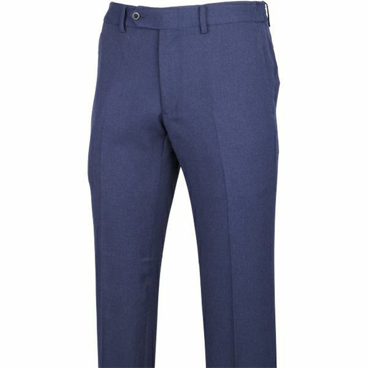 スーツセレクト 【WEB限定/OUTLET】【SLIM TAPERED_2】【年間】2釦シングルスリーピーススーツ 0タック/ネイビー×バーズアイ/4S/※パンツ裾上げ済仕様 ネイビー系(紺)