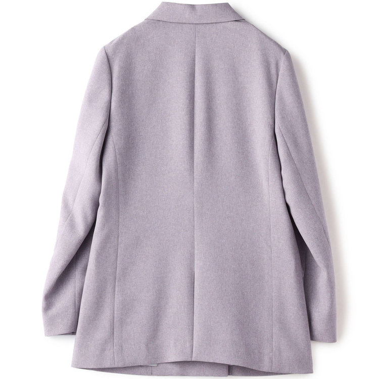 シルバーライン 【SILVER LINE】【春夏】6釦2掛けダブルブレザー/4S SUSTAINABILITY&ECOLOGY FABRIC/パープル×メタル釦 紫淡色