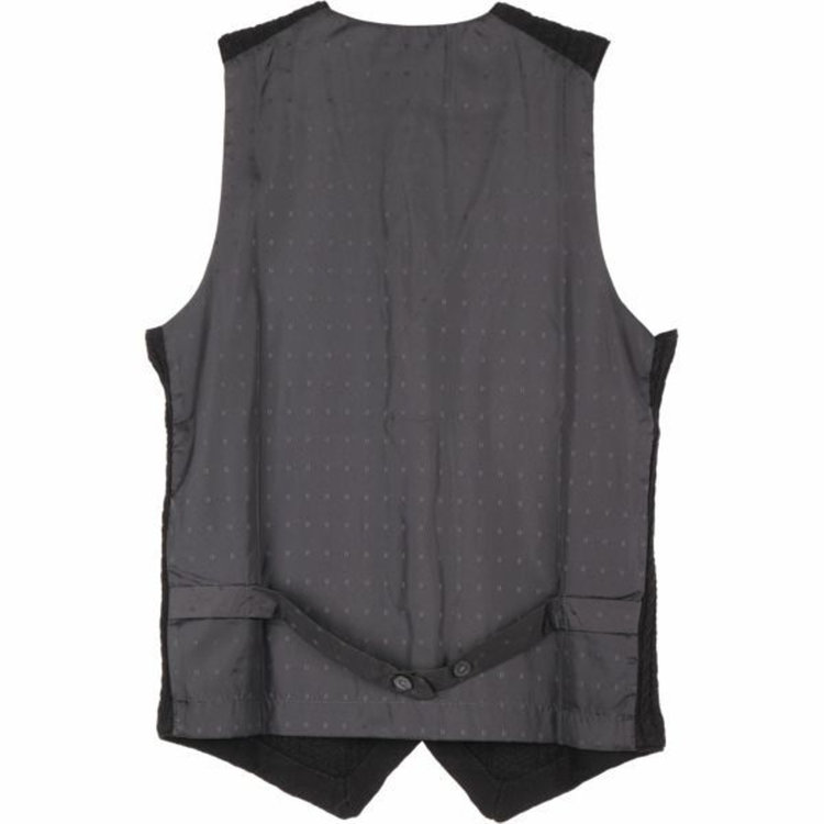 ブラックライン 【WEB限定/OUTLET】【SL】ニットジレ(ベスト)/ブラック/RAUMER italian design ブラック系(黒)