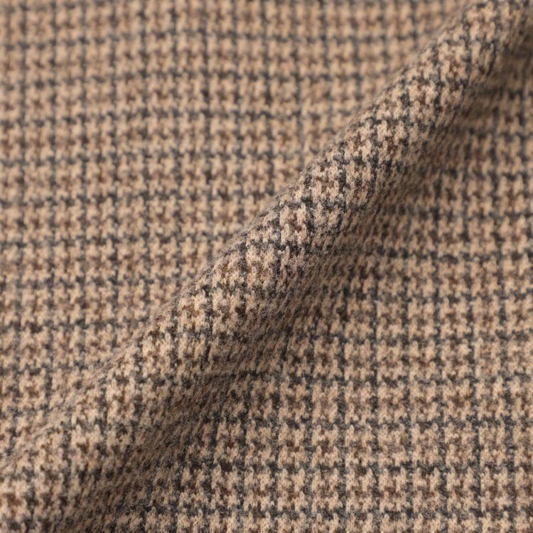 シルバーライン 【RBC】【秋冬】2釦ジャケット/ブラウン×チェック/パッチポケット/4S SUSTAINABILITY&ECOLOGY FABRIC 茶中間