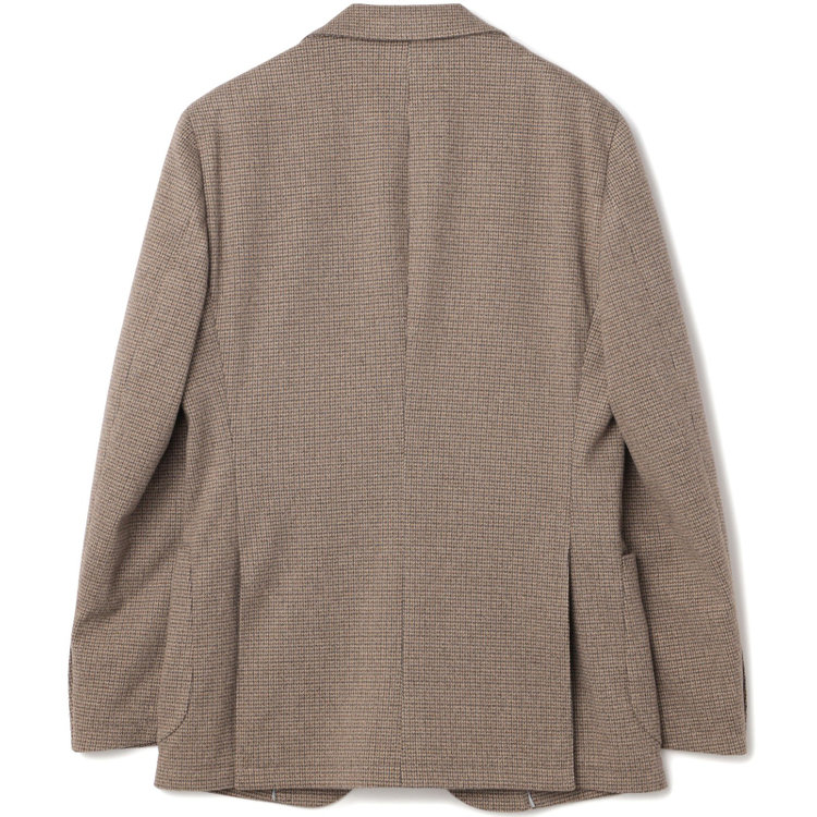 シルバーライン 【RBC】【秋冬】2釦ジャケット/ブラウン×チェック/パッチポケット/4S SUSTAINABILITY&ECOLOGY FABRIC 茶中間
