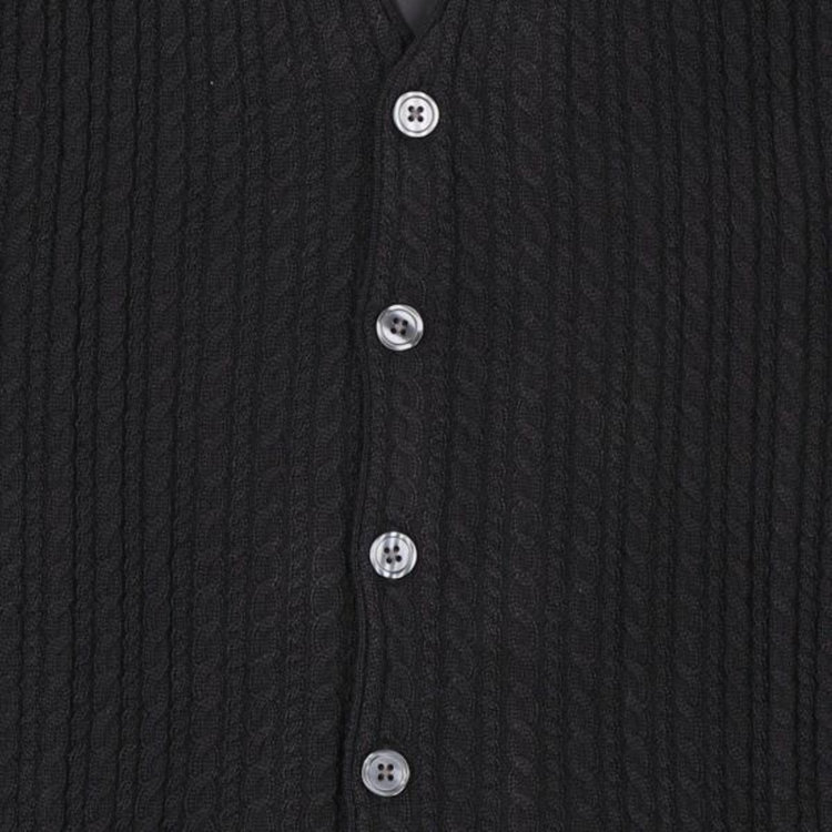 ブラックライン 【WEB限定/OUTLET】【SL】ニットジレ(ベスト)/ブラック/RAUMER italian design ブラック系(黒)