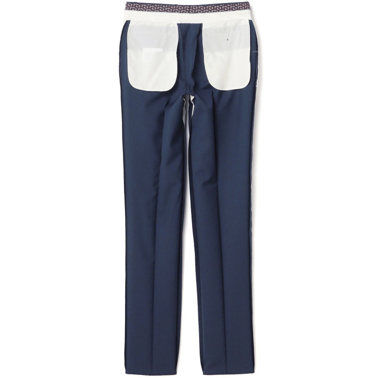 シルバーライン 【CLASSICO TAPERED】【秋冬】スペアパンツ付き/2釦シングルスーツ 1タック/ネイビー×ソリッド/ウォッシャブル/※裾上げ必要 紺中間