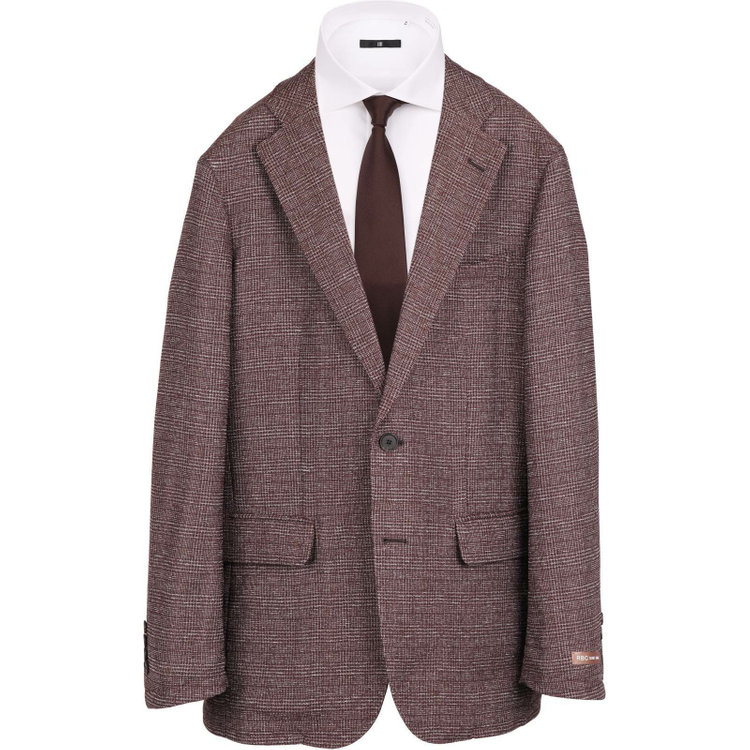 スーツセレクト 【WEB限定/OUTLET】【RBC】【春夏】2釦ジャケット/ブラウン×チェック ブラウン系(茶)