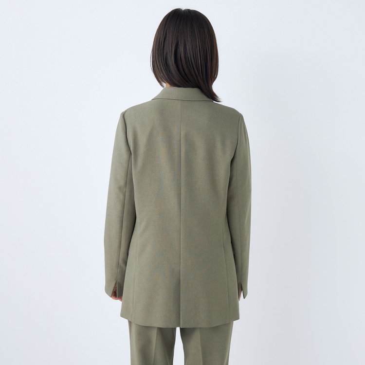 シルバーライン 【SILVER LINE】【【年間】1釦シングルパンツスーツ/グリーン/ウォッシャブル/Naturemier/※パンツ裾上げ済仕様 緑中間