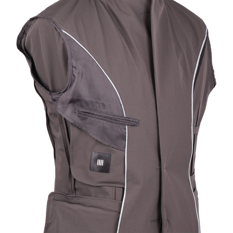 スーツセレクト 【WEB限定/OUTLET】【RBC】【春夏】2釦シングルスーツ 1タック/グレー/ドローコード&ウエストシャーリング/※パンツ裾上げ済仕様 グレー系(灰)