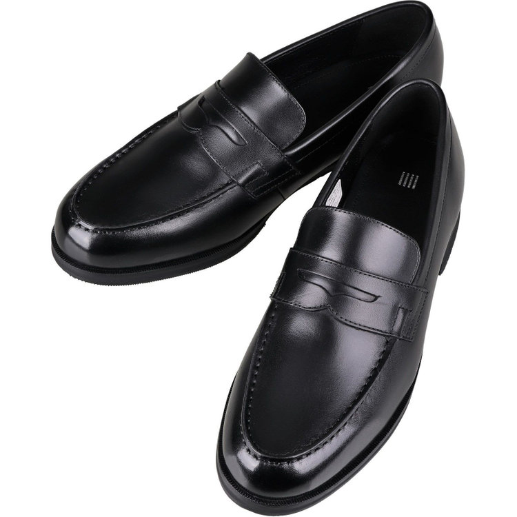 【BL】ローファードレスシューズ/ブラック/牛革(LWG)/マッケイ製法/Vibram