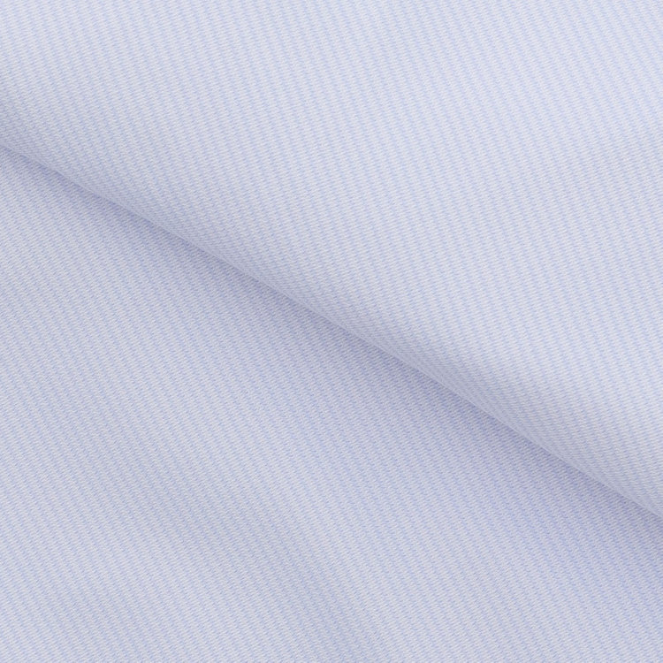 ブラックライン 【発送在庫あり】【BLACK LINE】ワイドカラーワイシャツ/ブルー×ドビーストライプ/「4S」スーパーノンアイロン・ストレッチ 紺淡色