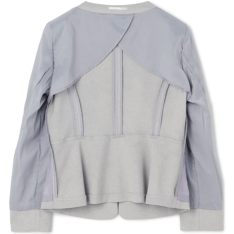 シルバーライン 【SL】【年間】キーカラージャケット/グレー/ウォッシャブル グレー中間