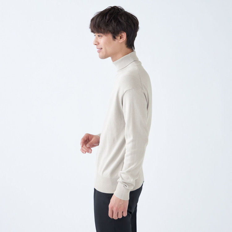 ソノタ 【発送在庫あり】【RBC】【秋冬】コットンタートルネックニットセーター/グレー グレー淡色