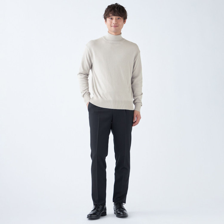 ソノタ 【発送在庫あり】【RBC】【秋冬】コットンタートルネックニットセーター/グレー グレー淡色
